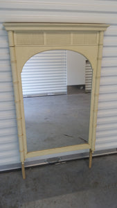 VINTAGE FAUX BAMBOO MIRROR