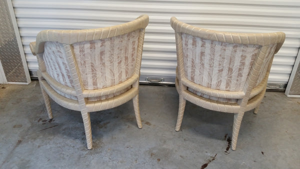 VINTAGE ANDRE ORIGINALS MFG CO RAMS🐏HEAD ACCENT CHAIRS (2)