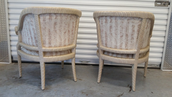 VINTAGE ANDRE ORIGINALS MFG CO RAMS🐏HEAD ACCENT CHAIRS (2)
