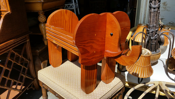 ANTIQUE/VINTAGE WOOD 🪵🐘 ELEPHANT WHATEVER YOU WANT HIM TO BE! ~ MISC