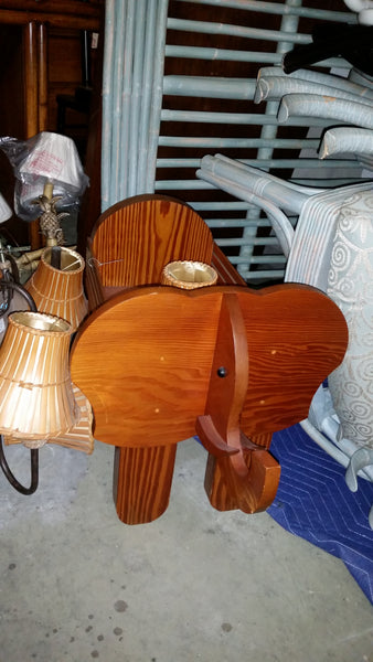 ANTIQUE/VINTAGE WOOD 🪵🐘 ELEPHANT WHATEVER YOU WANT HIM TO BE! ~ MISC