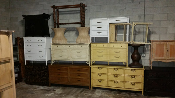 VINTAGE MID CENTURY MODERN THOMASVILLE DOUBLE DRESSER