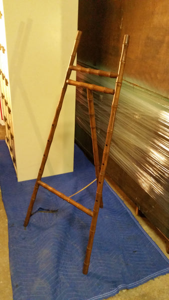 VINTAGE WOOD FAUX BAMBOO EASEL ~ MISC