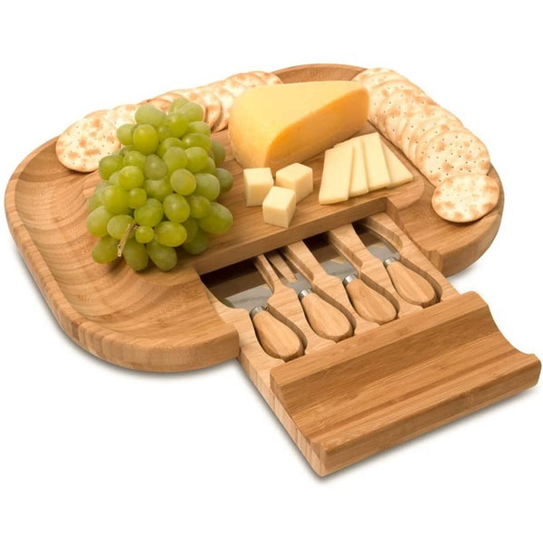 MR Cs CUCINA BAMBOO CHEESE/ CHARCUTERIE/ MEAT CUTTING BOARD W/ UTENSILS (5 AVAILABLE) ~ MISC