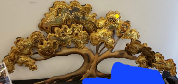 VINTAGE C. JERE "style" BRASS n COPPER TREE 🌳 OF LIFE WALL DECOR ~ MISC